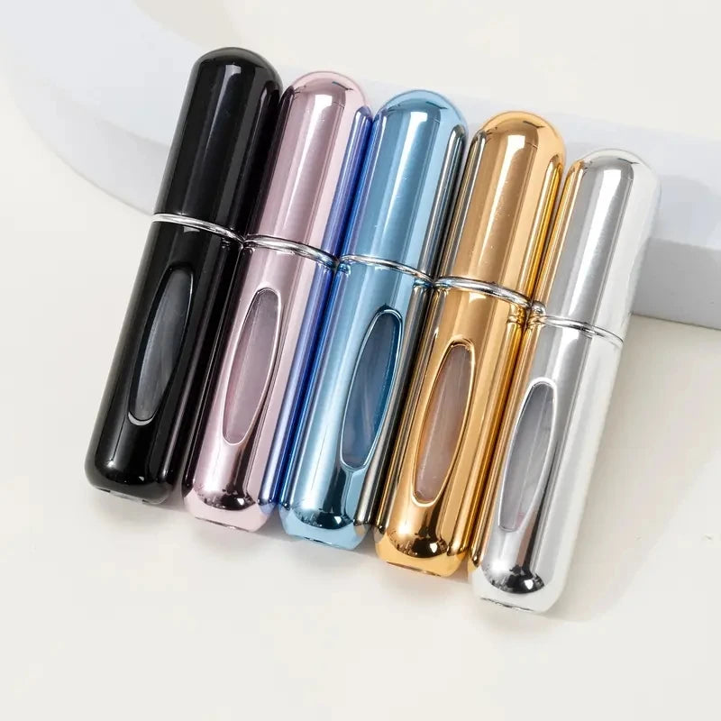 5ml Perfume Sub-bottles Bottom Filling High-end Portable Press Spray Small Spray Bottle Empty Bottle Sample Subpackaging Devi