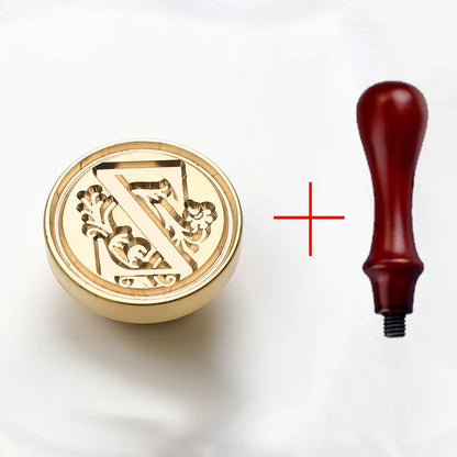 2PCS clear sealing stamp head wax seal craft supplies wax seal stamp and handle stamp scrapbooking supplies craft HCZ0106 - H