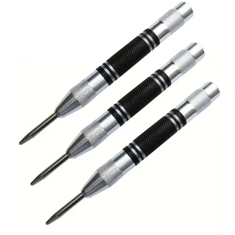 Auto Center Puncher Hole Marker Wood Metal Steel Spring Load Kerner Drill Locator Heavy Duty Punch Carpentry Automatic Hand T