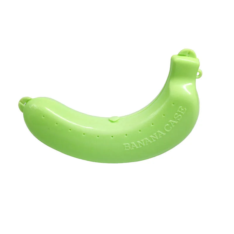 Banana Storage Box for Outdoor Travel Cute Banana Case Protector Box Container Trip Outdoor Lunch Fruit Storage Box Holder - 
