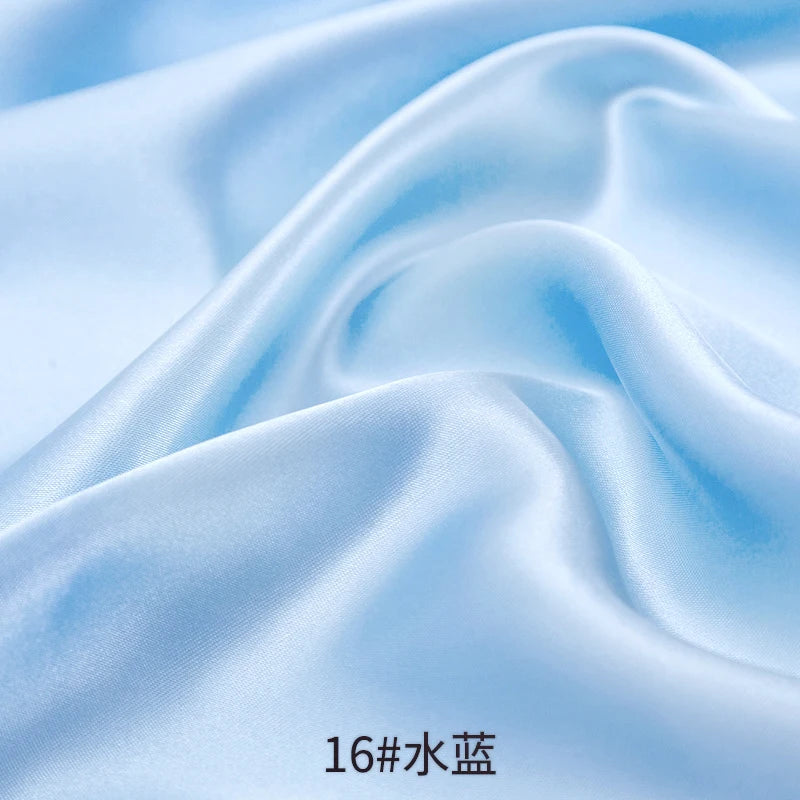 0.5m/1m/2m Satin Fabric Lining Soft and Shiny Silk-Like Material,for Clothing and Lining, Garments, DIY Craft, and Gift Wrapp