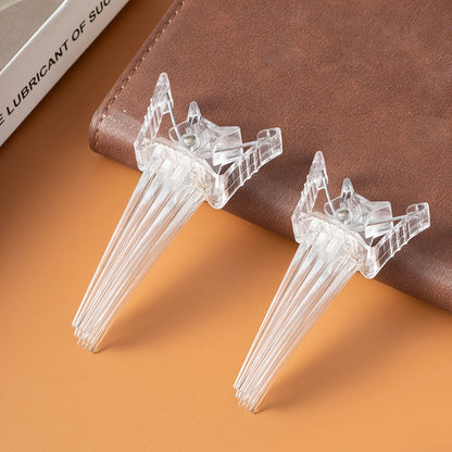 2pcs Simple Fluffy Hairpin Curling Root High Natural Fluffy Hair Clip Women Hair Curler Hair Curler Styling Fluffiness Tool C