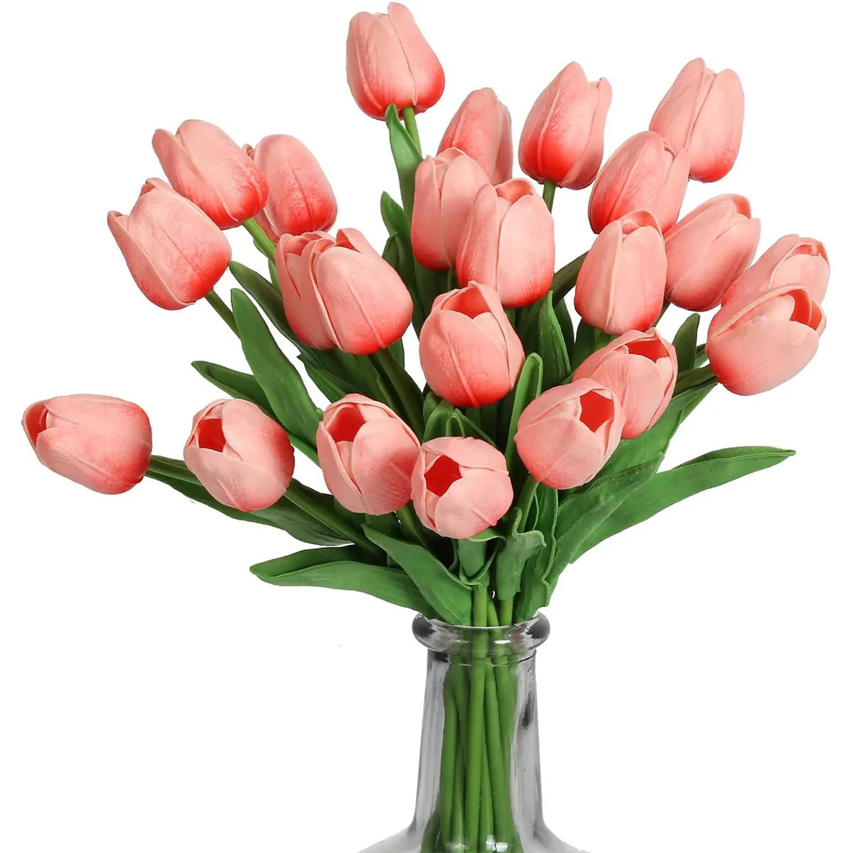 10Pcs Artificial Flower Realistic Touch Tulip Scrapbooking Vase Home Decor Wedding Garden Arch Garland Mother's Day Bouquet d
