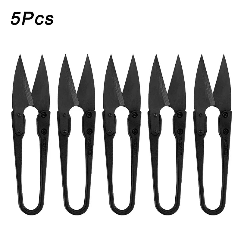 5/4/3/2/1pcs Sewing Scissors U Sewing Clipper Beading Thread Cutter Trimming Threads Stitch Supplies Embroider Fabric Scissor