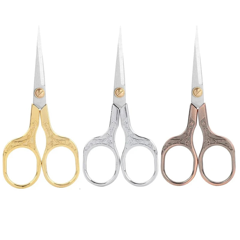 1/3Pcs Stainless Steel Vintage Scissors Sewing Fabric Cutter Embroidery Tailor Thread Scissor Tools for Sewing Shears Small -