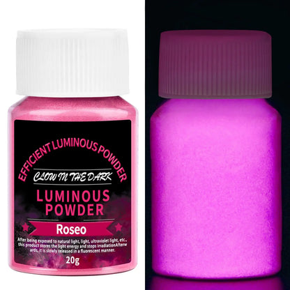 20g Long Lasting Bright Luminous Powder Paint Epoxy Resin Pigment Glow In The Dark Fluorescent Powder DIY Jewelry Making Fill
