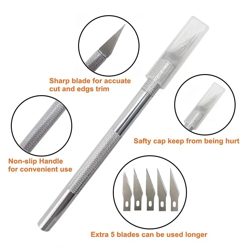 Car Wrapping Tools Kit Auto Foil Set Vinyl Wraps Tool Foil Tools Squeegee Scraper Cutter Knife for Car Wrapping Film Tools Ki