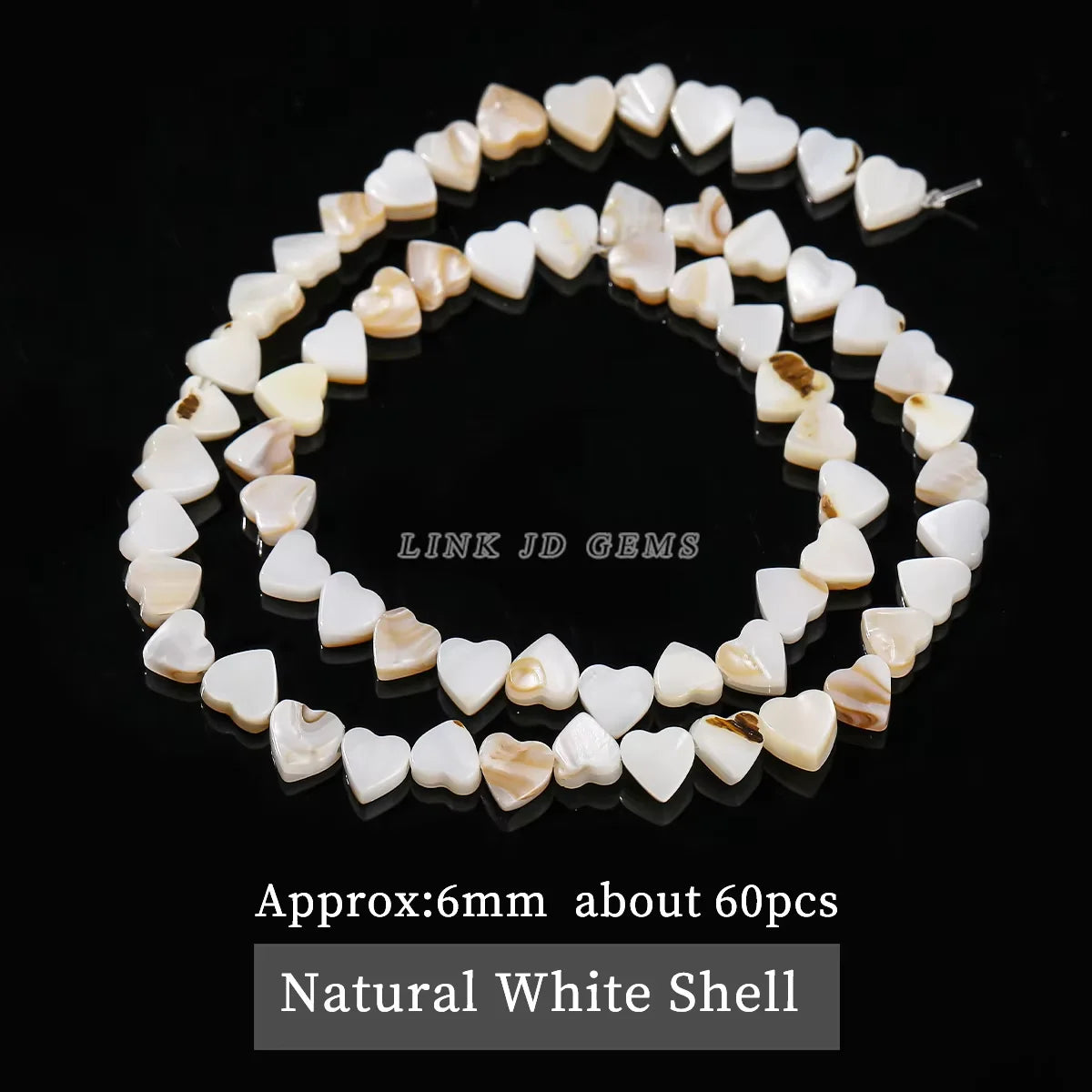 Natural Shell Beads Irregular Shape Smooth Beads Loose Spacer Bead For Jewelry Making Diy Earrings Necklace Accessory Finding