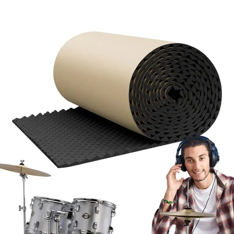 Sound Absorbing Panel Acoustic Sound Panels Dampening Pads Waterproof Sound Barrier Self Adhesive Sound Proof Padding Car Stu