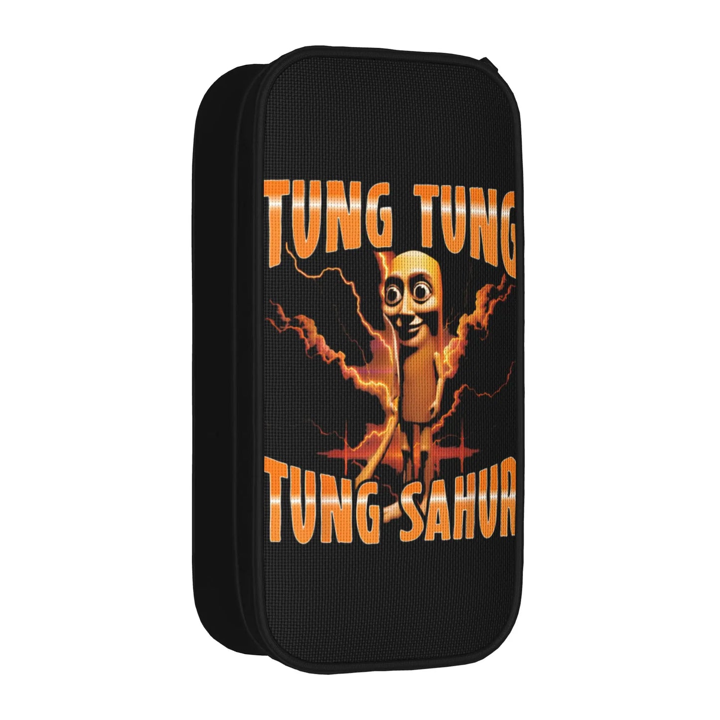 Triple T 67 Meme Tung Tung Tung Sahur Speed Face Pencil Case Pencilcases Pen Box Big Capacity Bag Zipper Stationery