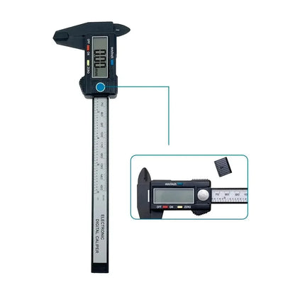 150mm 100mm Electronic Digital Vernier Caliper Carbon Fiber Precision Gauge Micrometer Measuring Tool Digital Ruler