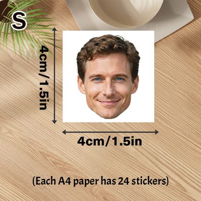 Personalized Tattoo Stickers With Pet Photo, Customizable Family Photos Tattoo Stickers, 2 Sizes: S/M, Valentine's Day Gifts,