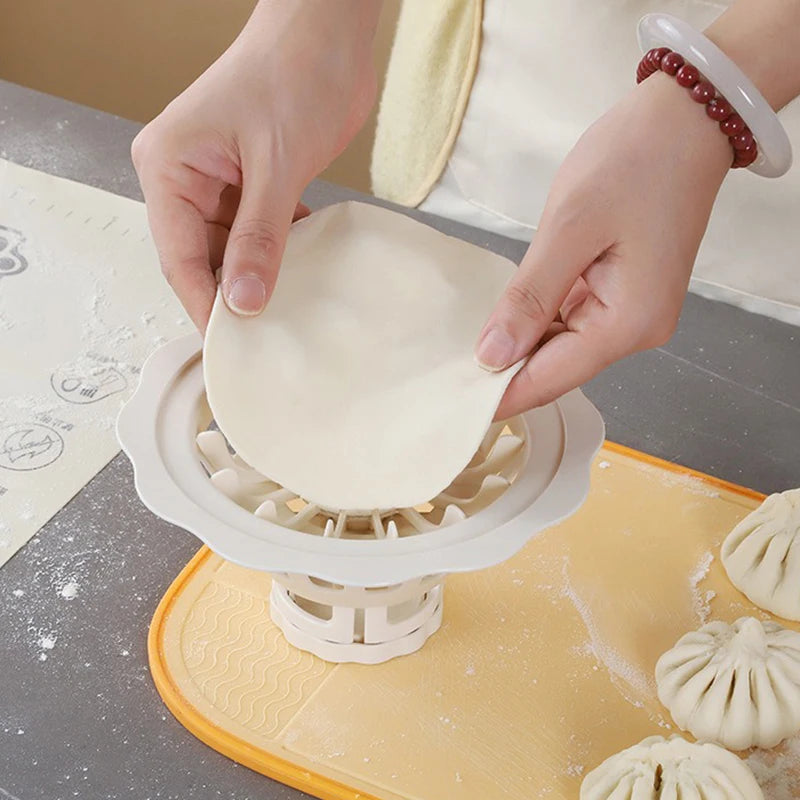 Flower Shaped Bun & Dumpling Machine DIY Pastry Pie Dumpling Making Mould Kitchen Simple Homemade Buns Mold Baking Pastry Too