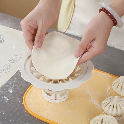 Flower Shaped Bun & Dumpling Machine DIY Pastry Pie Dumpling Making Mould Kitchen Simple Homemade Buns Mold Baking Pastry Too