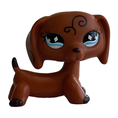 Rare Pet Shop LPS Toy Stands Short Hair Cat Original Kitten Husky Puppy Dog Fox Cute Animal Old Bobble Head Toy - 640
