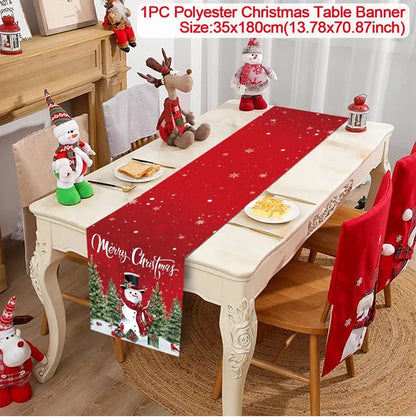 Table Runner Christmas Decoration For Home Decor 2025 Gifts - 25