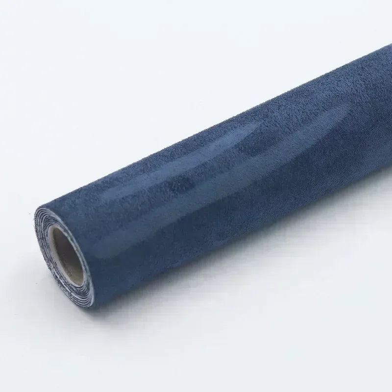 Self-Adhesive Suede Fabric Microfiber Luxurious Plush Car Interior Wrap Velvet Fabric for Jewelry Display Case Decor DIY Craf