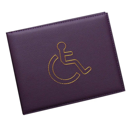 Handicapped Wallet Identity Badge Certificate Protection Cover Disabled Blue Badge Holder Document Safe Parking Permit Displa