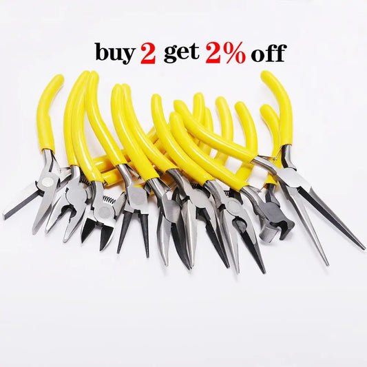 Multifunctional Hand Tools Jewelry Pliers Equipment Round Nose End Cutting Wire Pliers For Jewelry Making Handmade Accessorie