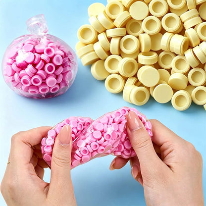 Small Round Granules Beads Filler for DIY Squishy Bobo Ball Plug Beads Squeeze Toy Stuffing Handmade Stress Relief Craft Acce