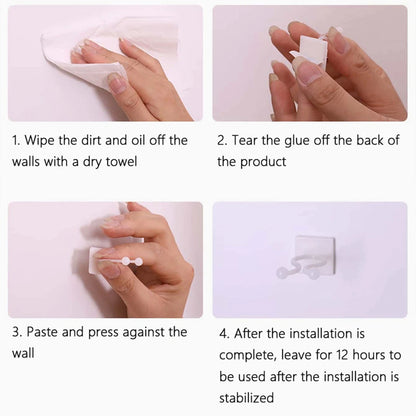 10 plant climbing wall fixing clips, vine fixing clips, self-adhesive plant climbing wall fixing hooks without drilling holes