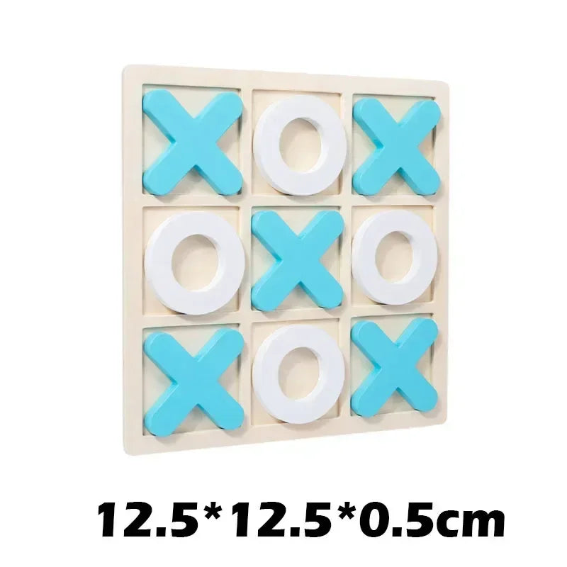 New Montessori Wooden Toy Mini Chess Play Game Jigsaw Board Games Early Educational Interaction Toys for Kids Party Battle Ga