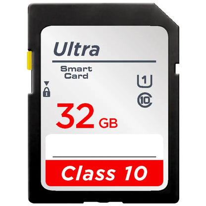 SD Card 64GB 128GB 256GB V10 16GB 32GB Normal Full Size Flash SD Memory Card High Speed for Camera - 32GB