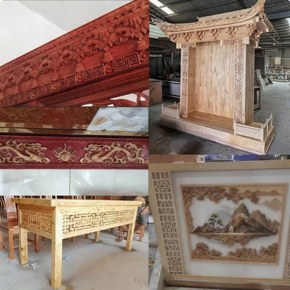 Decorative Wood Molding Wood Carved Corner Onlay Applique Frame Cabinet Home Decor Figurines Wall Art Furniture Accessories