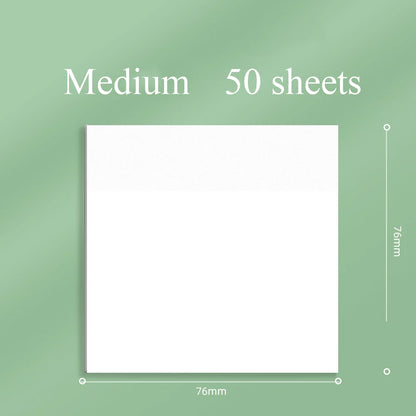 50 sheets Transparent Posted it Sticky Note Pads Notepads Posits Papeleria Journal School Stationery office Supplies - Medium
