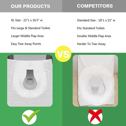 Portable Disposable Toilet Seat Cover Travel Camping Hotel Bathroom Accessories Degradable Waterproof Soluble Water Toilet Ma