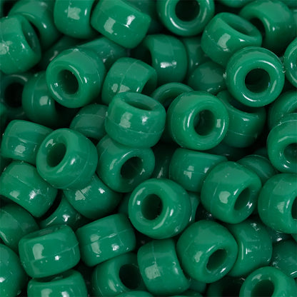 IYOE 100Pcs Pony Beads 6x9mm Glitter Acrylic Beads Luminous Spacer Beads For Diy Craft Jewelry Bracelets Making Hair Supplies