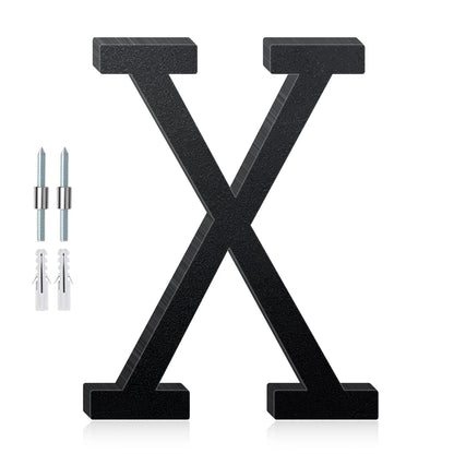 3-12inch Floating Aluminum House Numbers, Modern Metal House Address Numbers Letters, Aluminum Address Letters for Outside - 