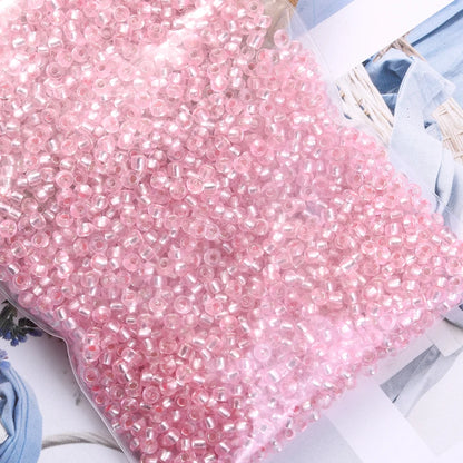 1000/500/200Pcs 4/3/2mm Glass Transparent Seed Bead Spacing Beads For Hand-Beading Diy Jewelry Accessories Bracelet Necklace 