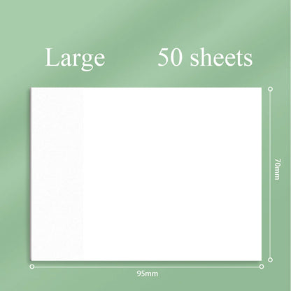 50 sheets Transparent Posted it Sticky Note Pads Notepads Posits Papeleria Journal School Stationery office Supplies - Large