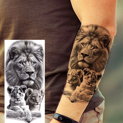 1 Sheet Bless Belief Faith Engraved Temporary Tattoos Family Love Tatoos Waterproof Realistic Fake Tattoo Stickers Long Lasti