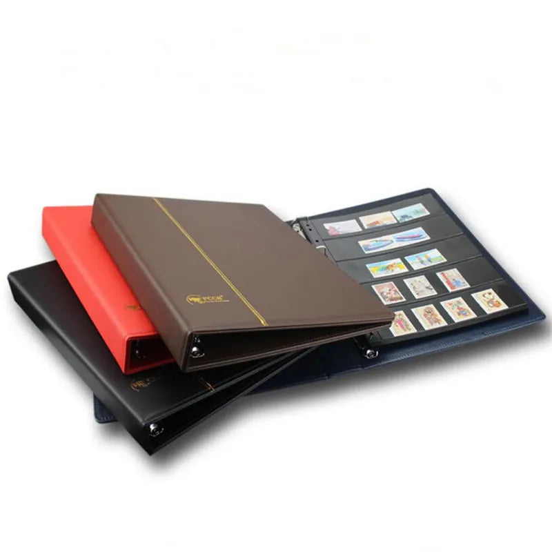 International Collection album 3/7/9 Hole leather coin collection album paper money postage stamp commemorative coin Folder b