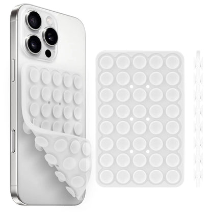 Silicone Suction Cup Phone Holde Multifunctional Fixed Anti-slip Mobile Fixture Double Sided Detachable Phone Rubber Sucker P