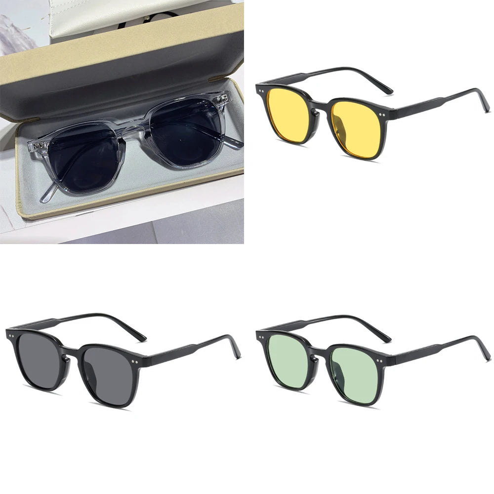 New Vintage Square Sunglasses Women Men Small Round Sun Glasses Female Small Eyewear Sunglasses for Male Female
