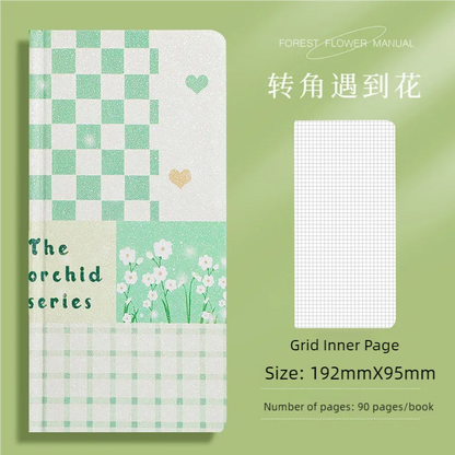 Weekly Planner Journal Notebook ‌Stylish Minimalist Cute Planning Diary Creative Portable Small Grid Notebooks Diary Statione