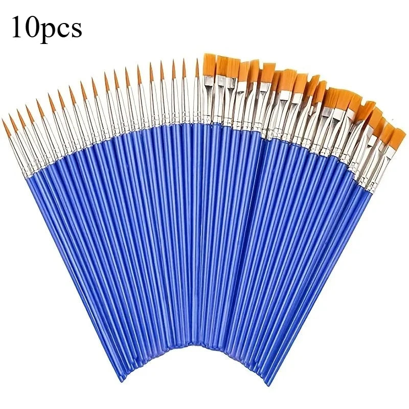 10/20/30pcs Painting Brushes For Painting Handcraft Arts And Craft For Artistic Multifunction Hook Line Painting Equipment - 