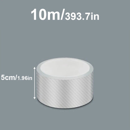 3/5/10M Transparent Carbon Fiber Car Threshold Portector Moulding Strip Trim Bumper Strip Clear Wear Surface Tapes DIY Film T