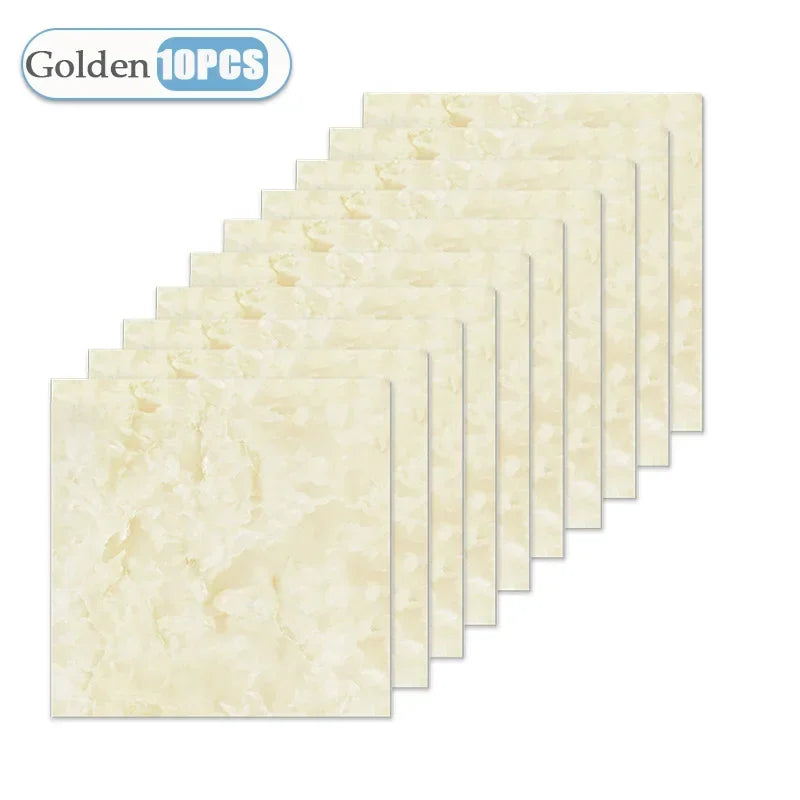10/20/40PCS 30x30cm Self Adhesive Wallpaper Waterproof Tile Stickers FloorSticker for Kitchen Bathroom Ins Style Home Decor -