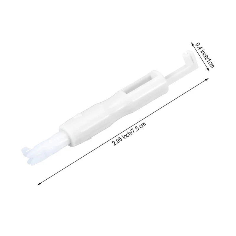 Sewing Needle Inserter Automatic Needle Threader Bodkin Threading Tool For Sewing Machine Holds Firmly Blue White
