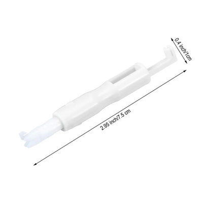 Sewing Needle Inserter Automatic Needle Threader Bodkin Threading Tool For Sewing Machine Holds Firmly Blue White