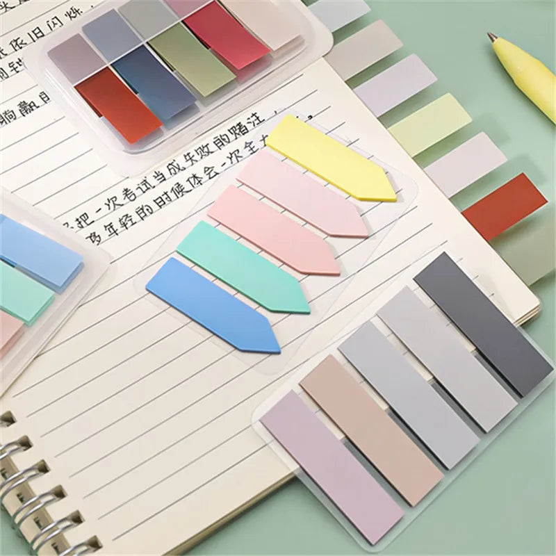 15 Types Color Self Adhesive Memo Pad Sticky Notes Bookmark Point It Marker Memo Sticker Paper Office School Supplies