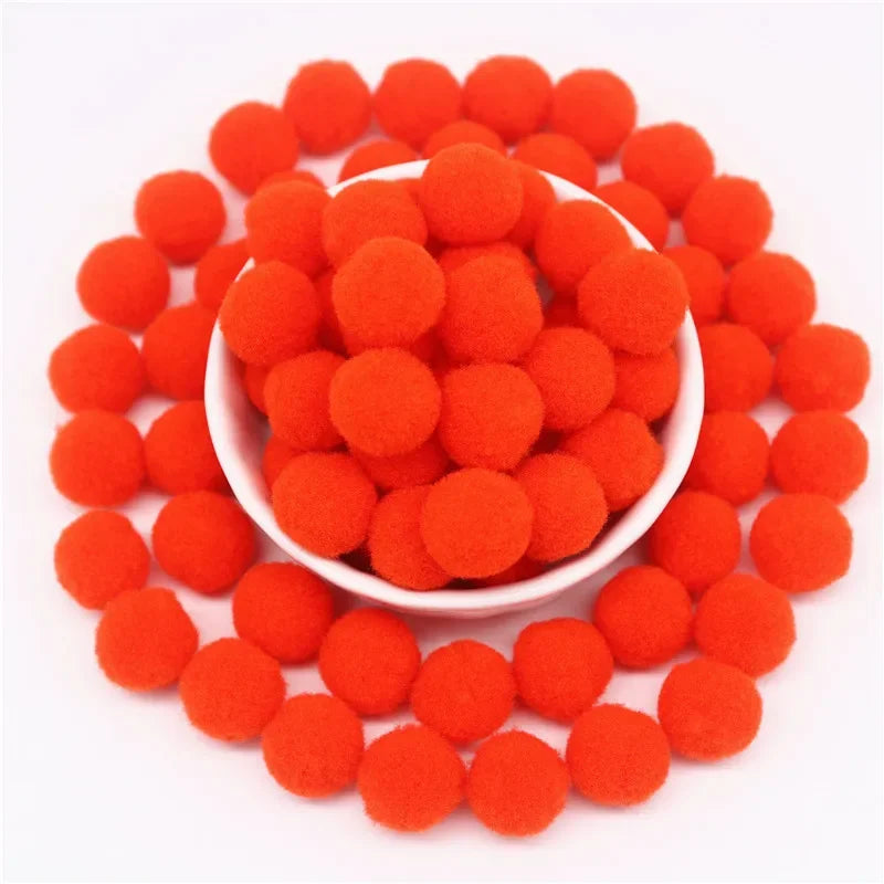 Pompon Balls 8mm 10mm 15mm 20mm 25mm 30mm Fluffy Pompoms Crafts Pompom Diy Handmade Kids Toy Wedding Decoration Craft Supplie