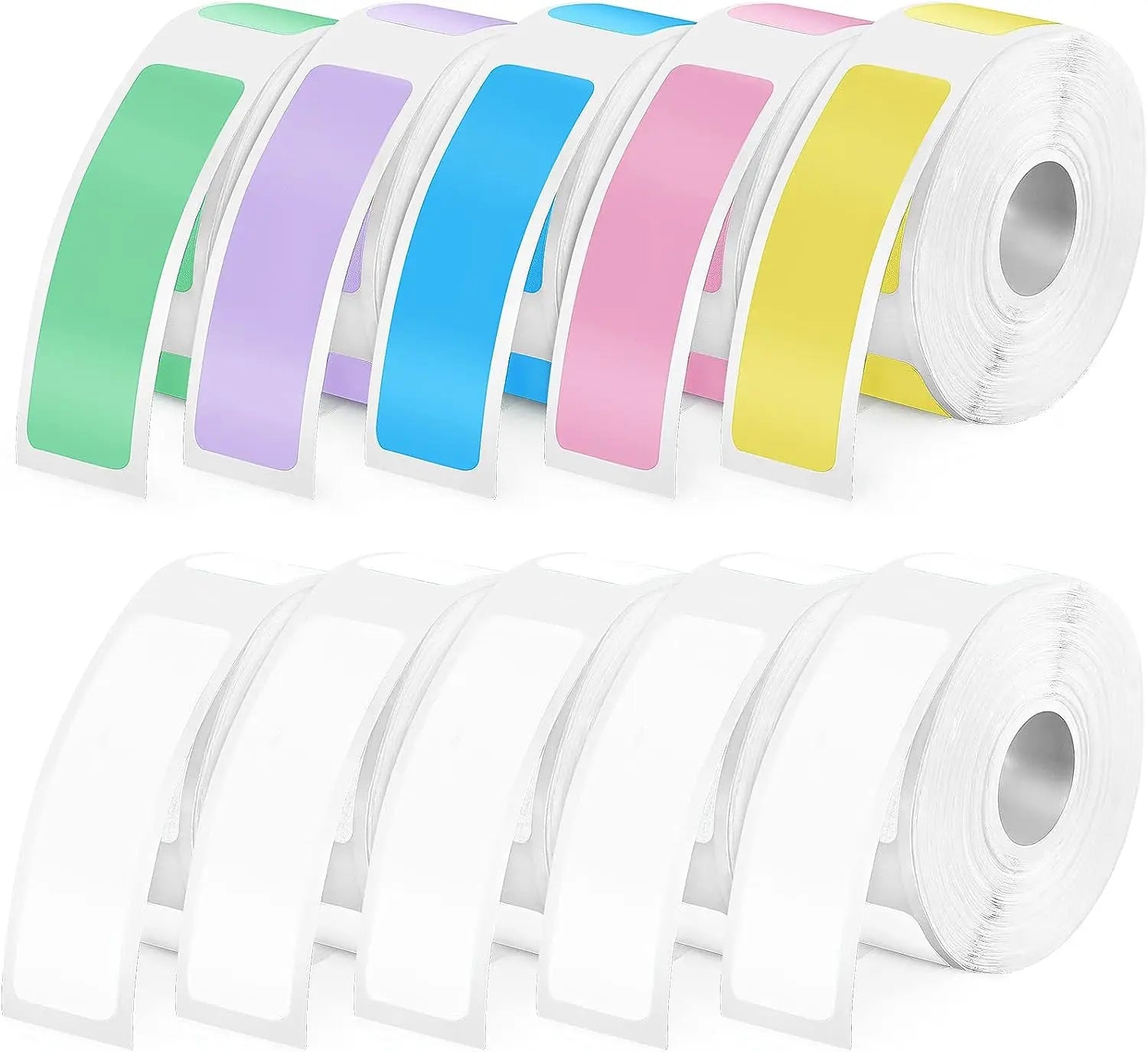 1Roll P12 P15 Thermal Label Sticker 12mm*40mm Tape Compatible Phomemo D30 Q30 Marklife P11 P50 L12 DELI Q2 Labeller