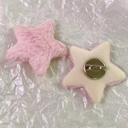 5/1Pairs Small Angel Wings Brooch Japanese Plush Angel Wings Brooch Badge Sweet Pin Doll Cosplay Y2K Fluffy Angel Wing Bag De