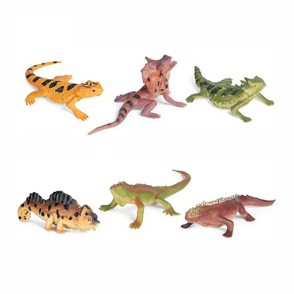 Simulation Plastic Animal Figurines Collection - Marine, Land & Insect Animals Miniature Set Toy for Kids Gift Playset Model 