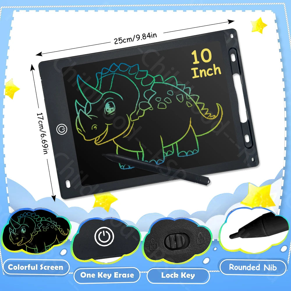 6.5/8.5/10/12 Inch LCD Writing Tablet Electronic Drawing Board Doodle Sketchpad Handwriting Pad Toys for Kids Birthday Gifts 
